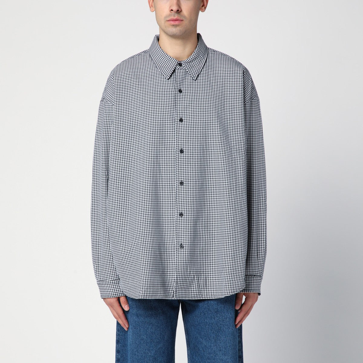 New Amsterdam Surf Association Wool blend checked shirt New Amsterdam Surf Association
