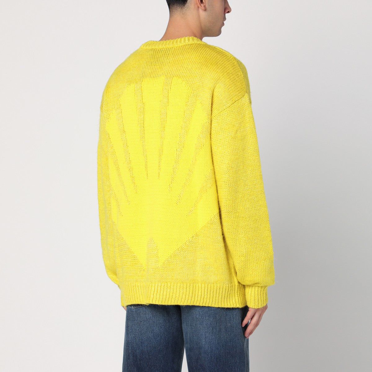 New Amsterdam Surf Association Yellow linen-blend cardigan New Amsterdam Surf Association