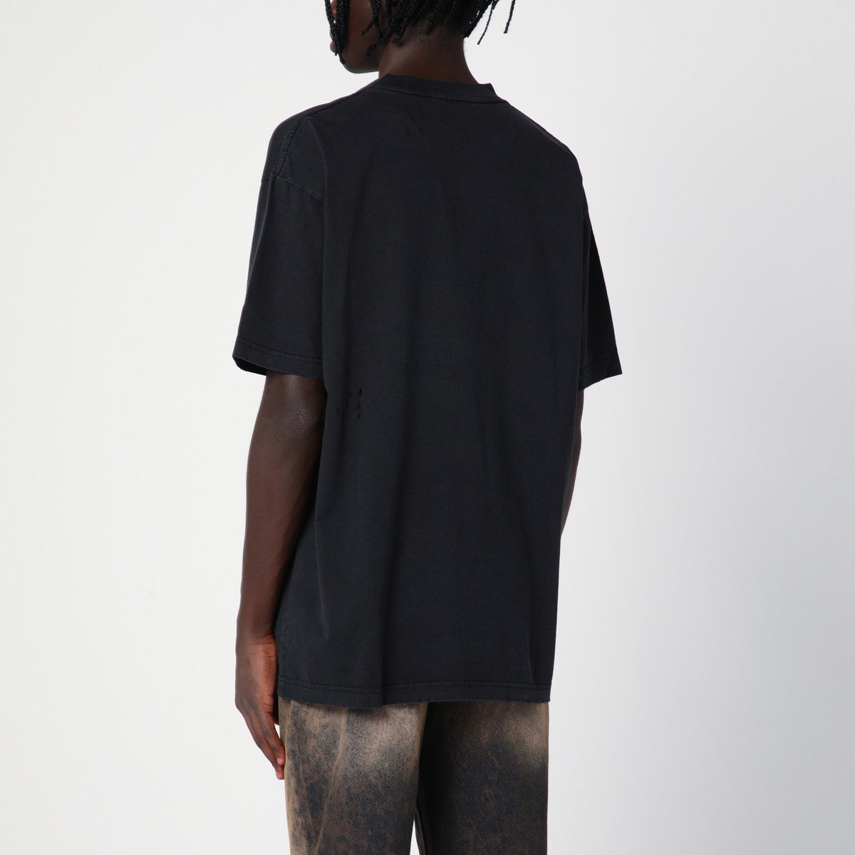 New Amsterdam Surf Association Oversized black cotton T-shirt New Amsterdam Surf Association