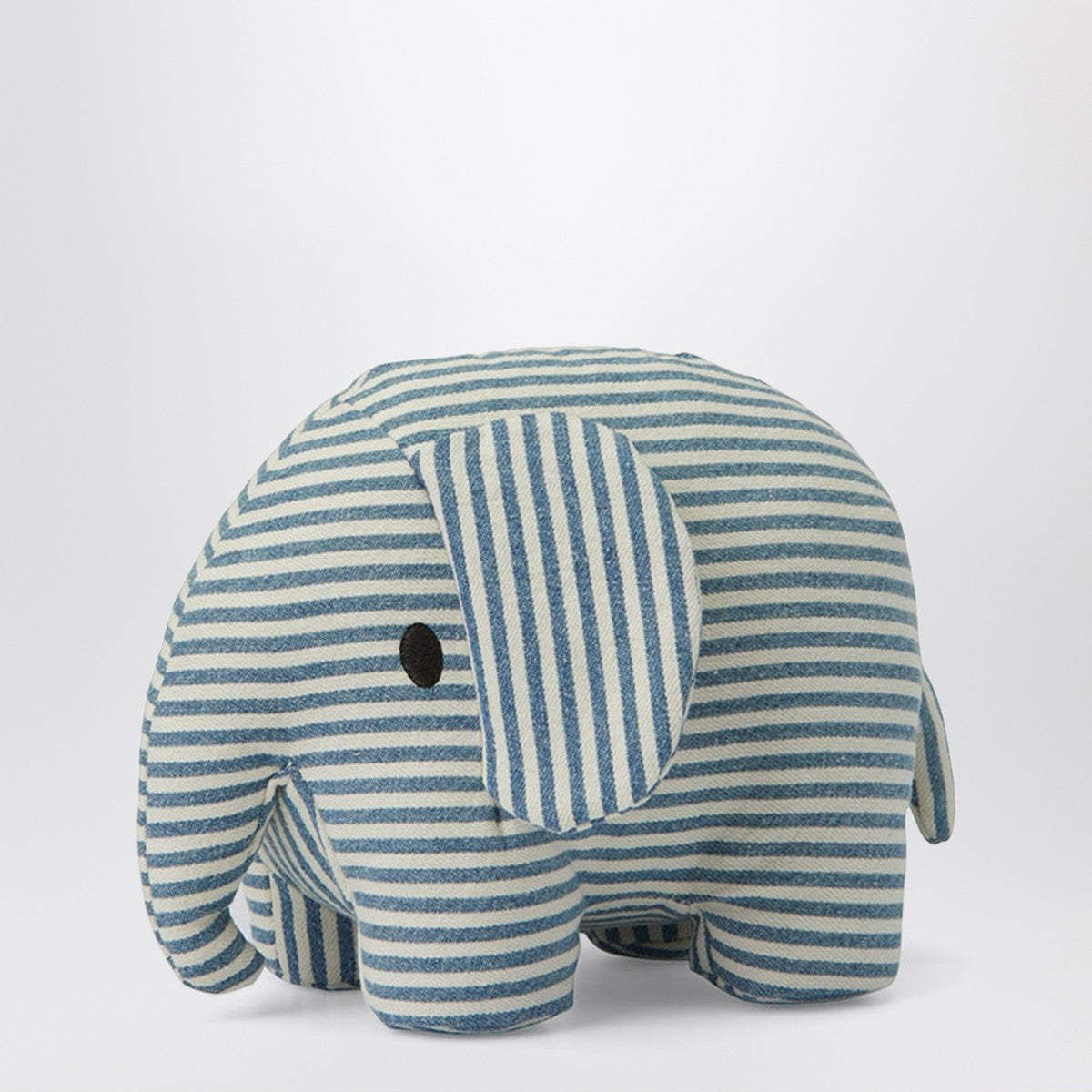 Bon Ton Toys Striped denim elephant plush 23 CM Bon Ton Toys