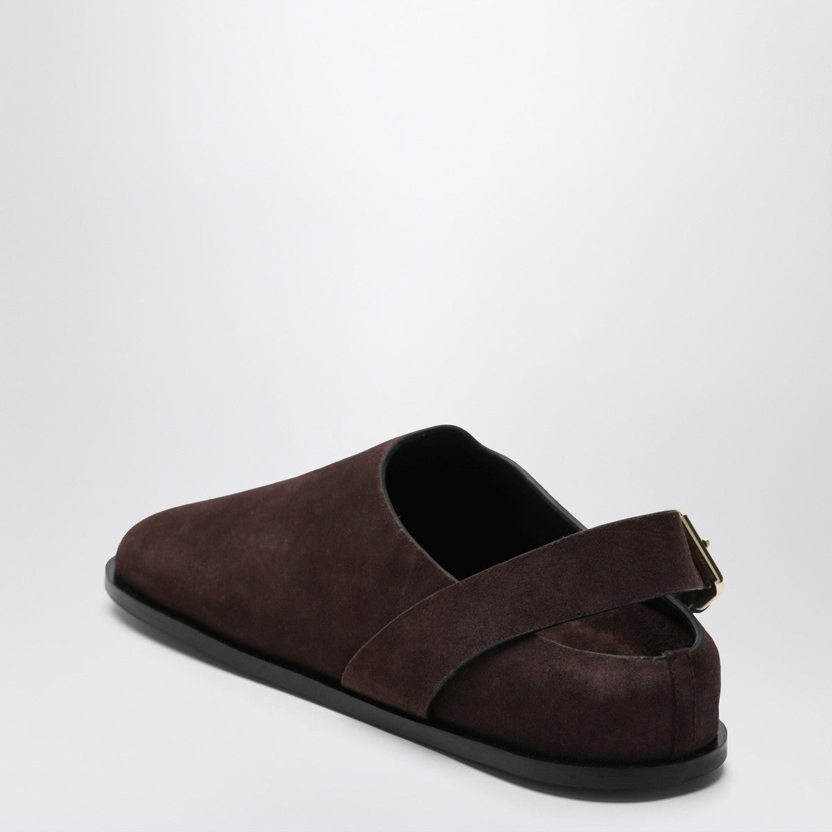 A.EMERY The Louis Clog marroni in suede A.EMERY