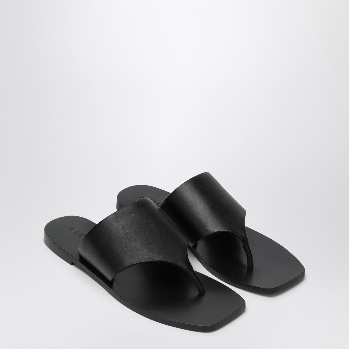 A.EMERY The Paton Sandals black in leather A.EMERY