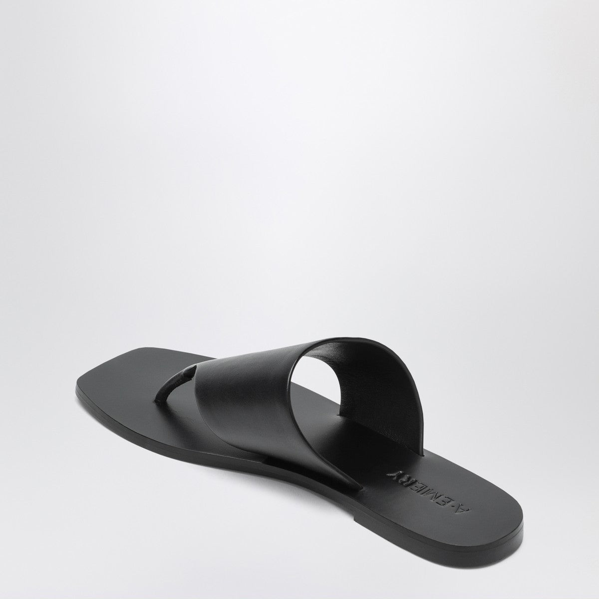 A.EMERY The Paton Sandals black in leather A.EMERY