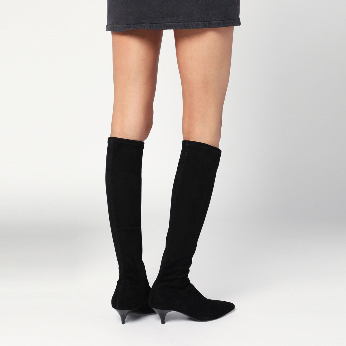 A.EMERY The Oscar Boots neri in suede A.EMERY