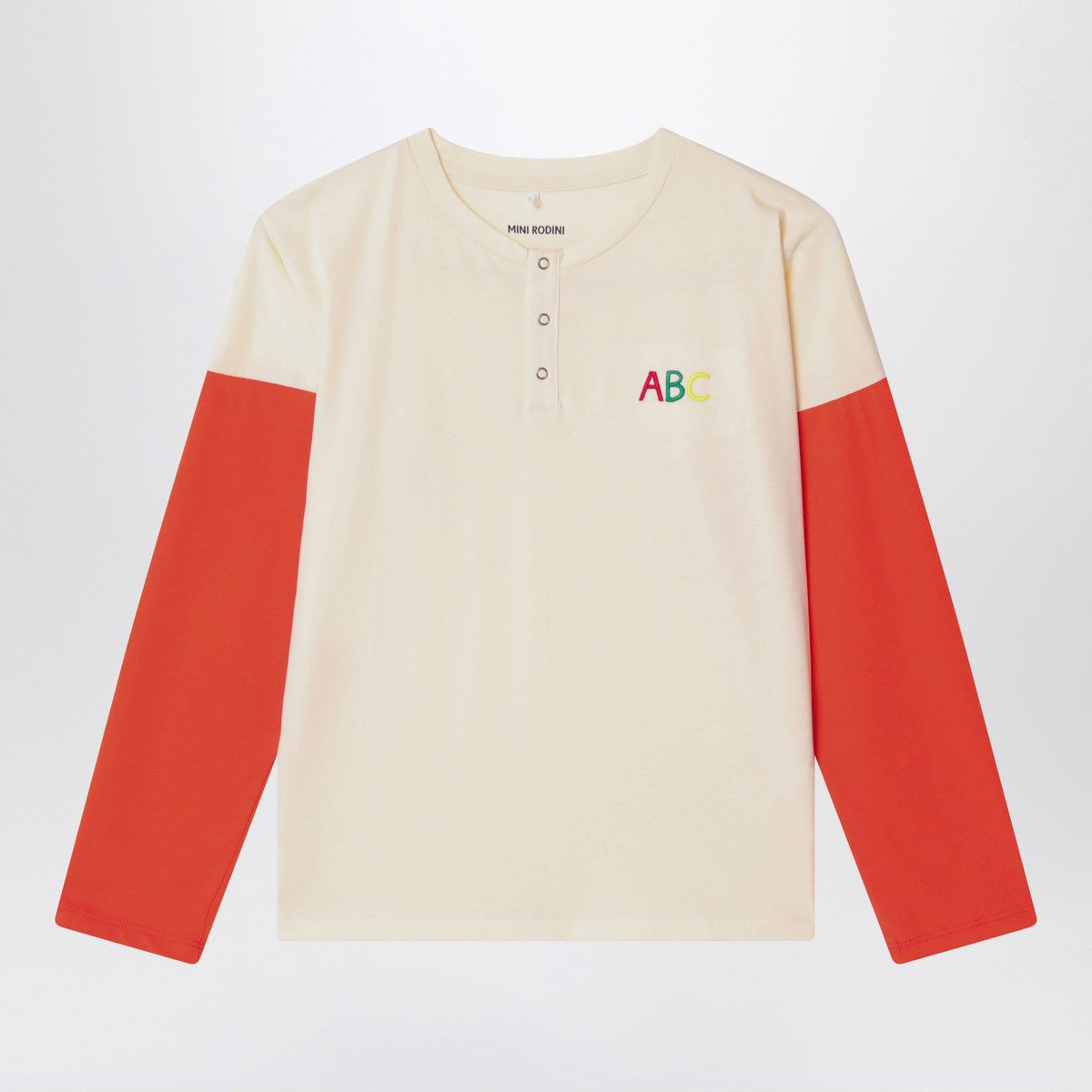 Mini Rodini Light beige T-shirt in organic cotton Mini Rodini