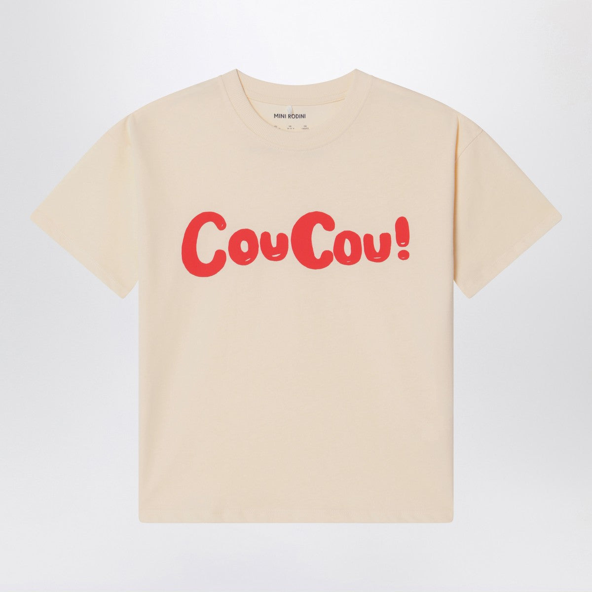 Mini Rodini Light beige T-shirt in organic cotton Mini Rodini