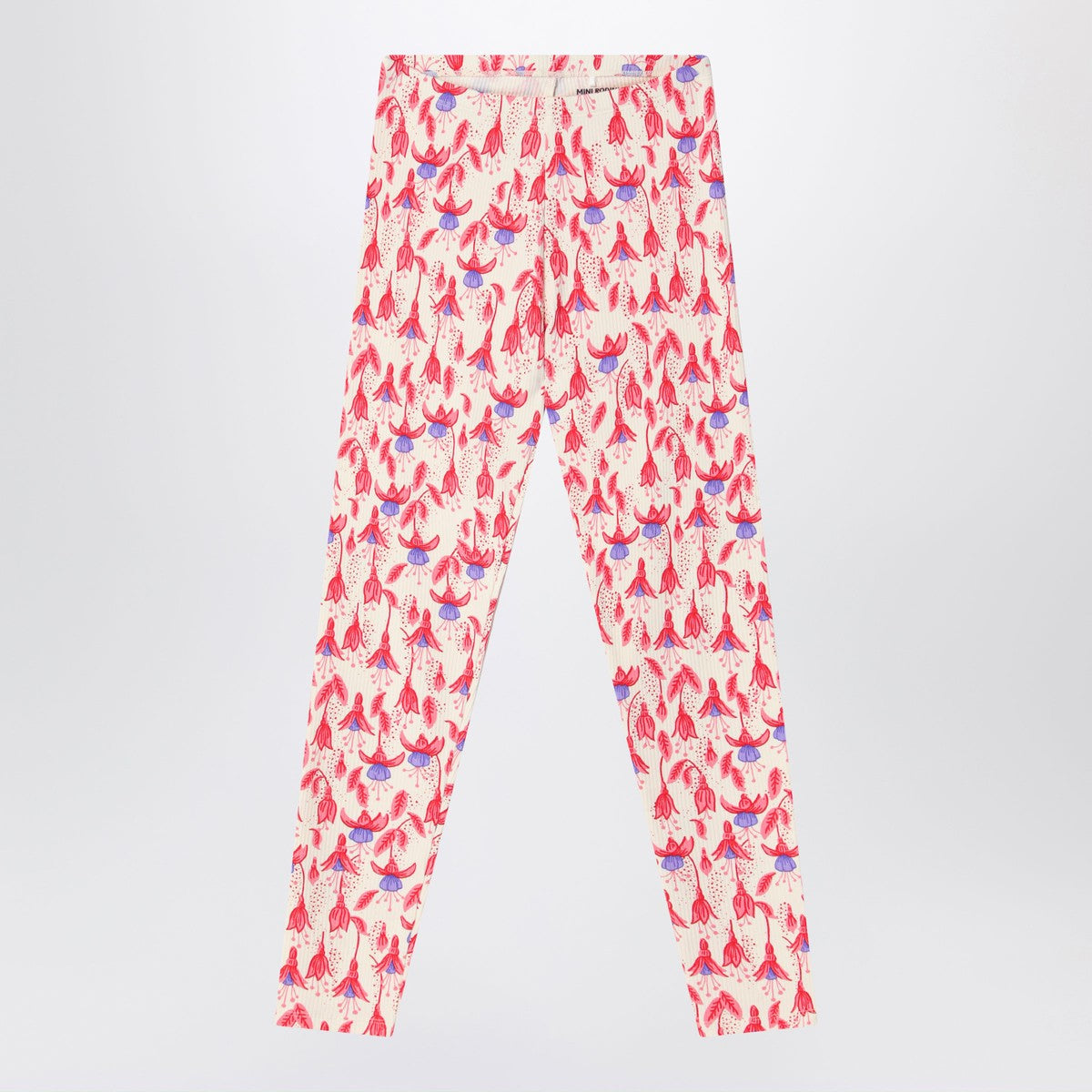 Mini Rodini Red patterned leggings in organic cotton Mini Rodini