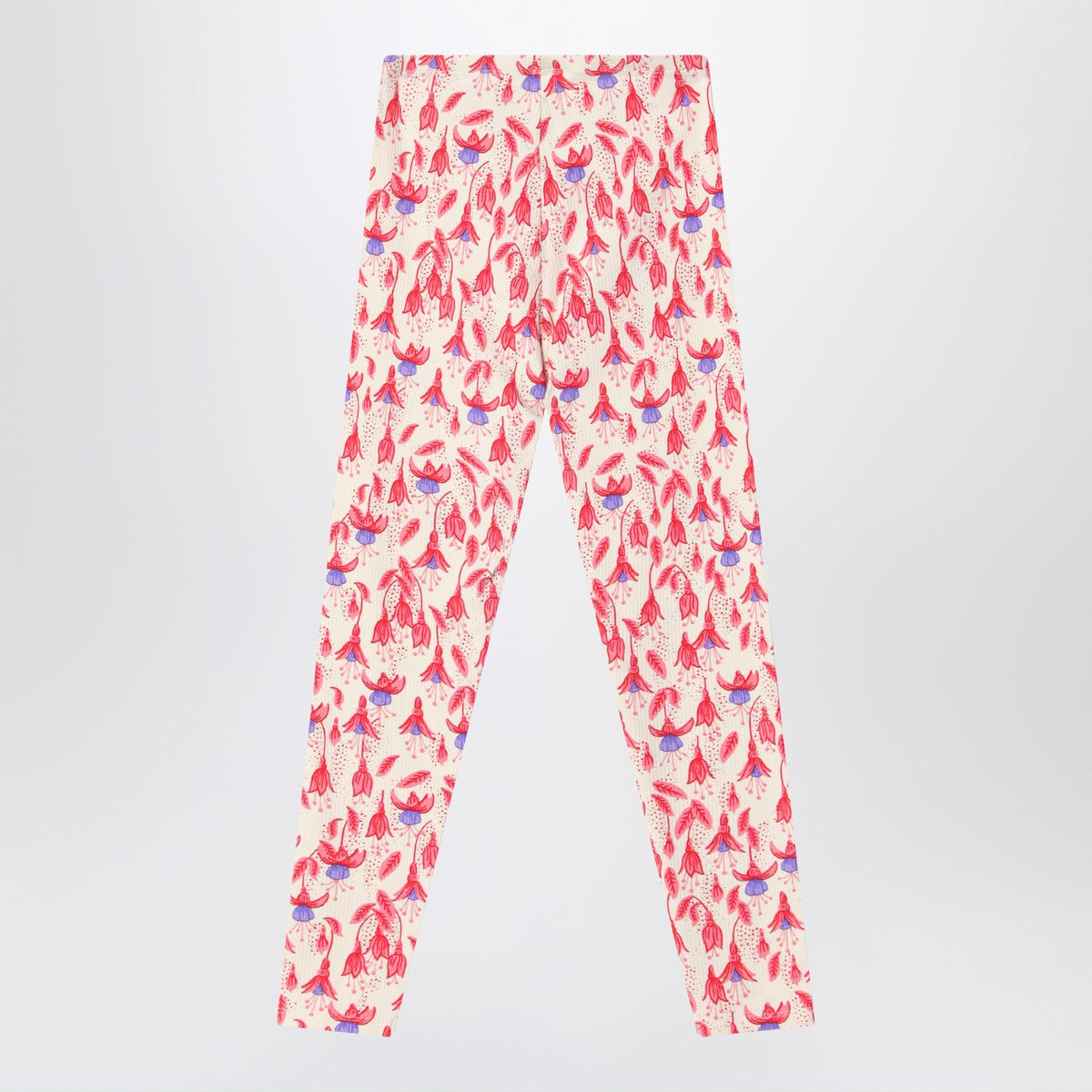 Mini Rodini Red patterned leggings in organic cotton Mini Rodini