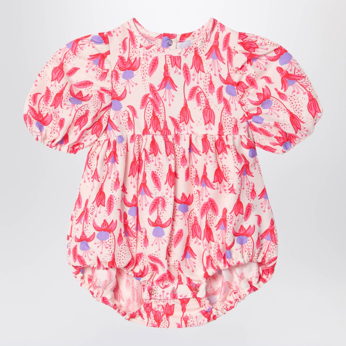 Mini Rodini Red patterned organic cotton bodysuit Mini Rodini