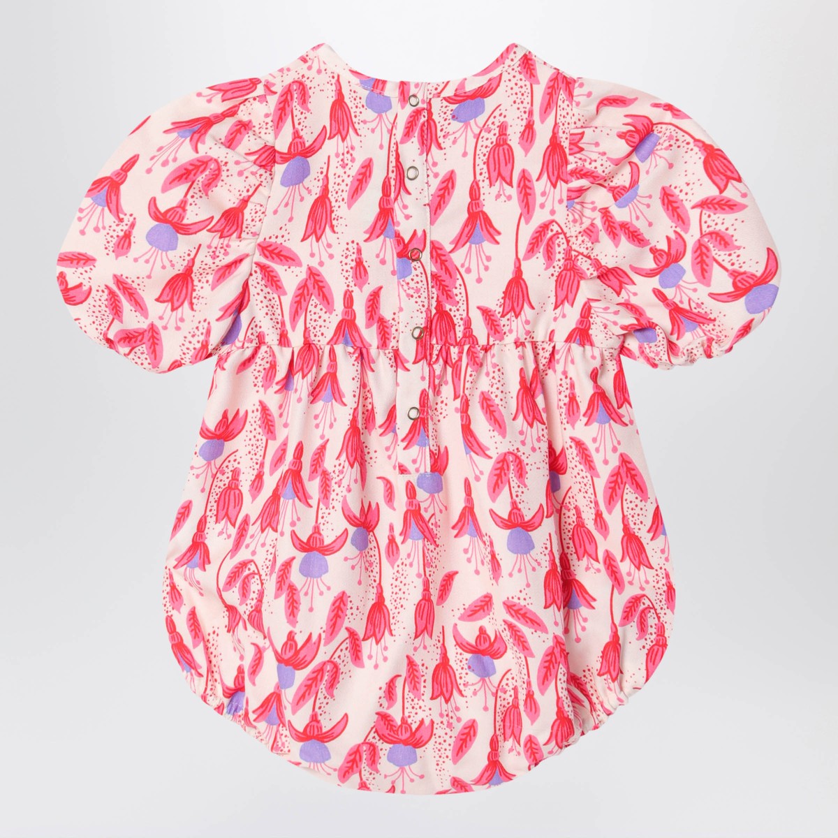 Mini Rodini Red patterned organic cotton bodysuit Mini Rodini