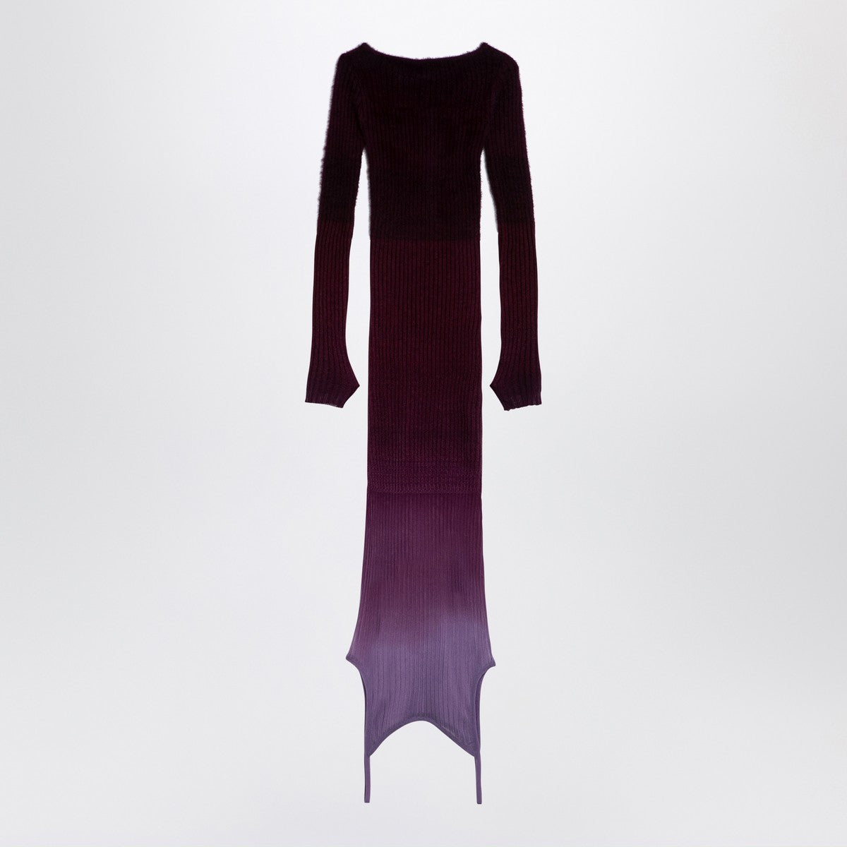 The Attico Purple/burgundy convertible dress in nylon blend The Attico