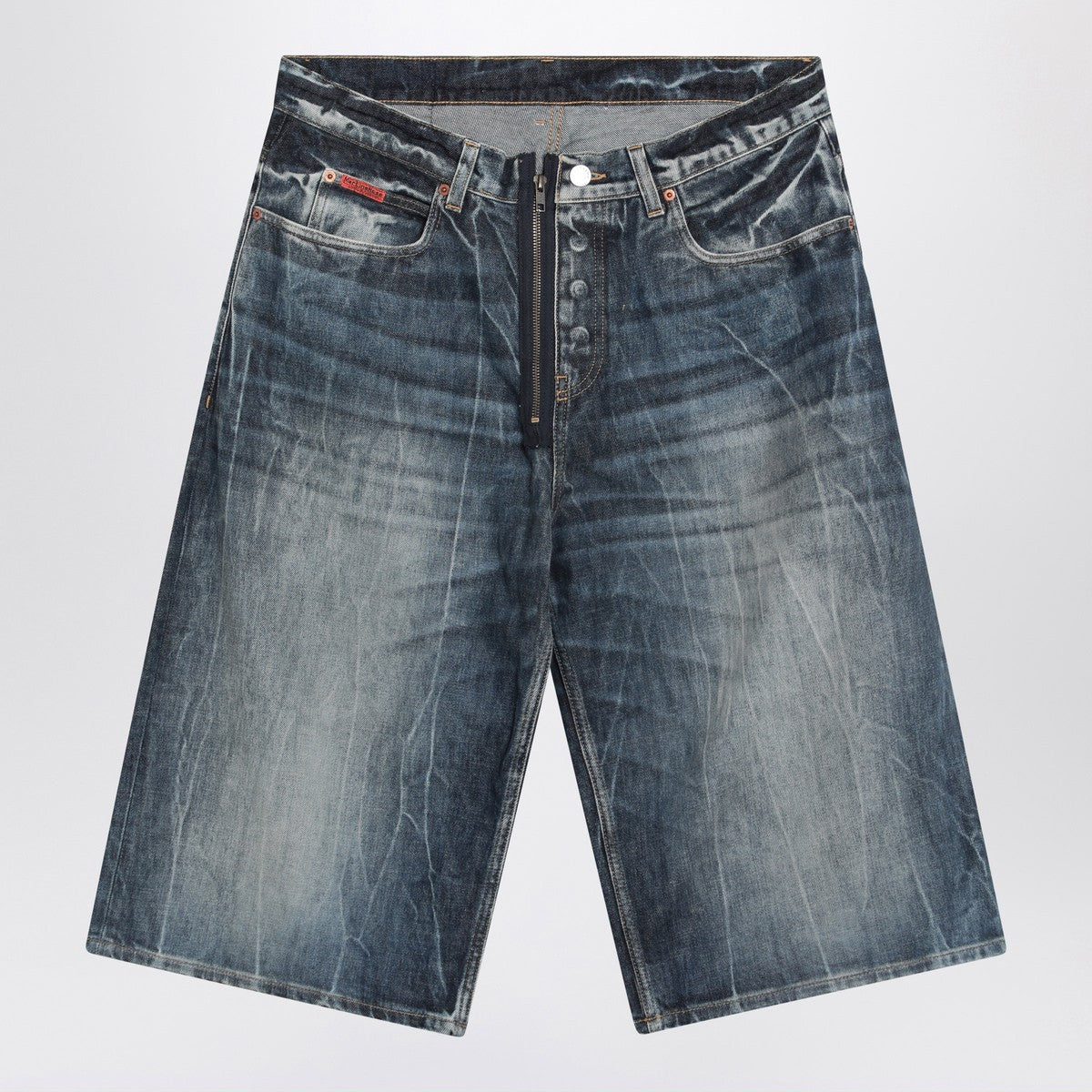 Martine Rose Bermuda in denim Blu Acid Martine Rose