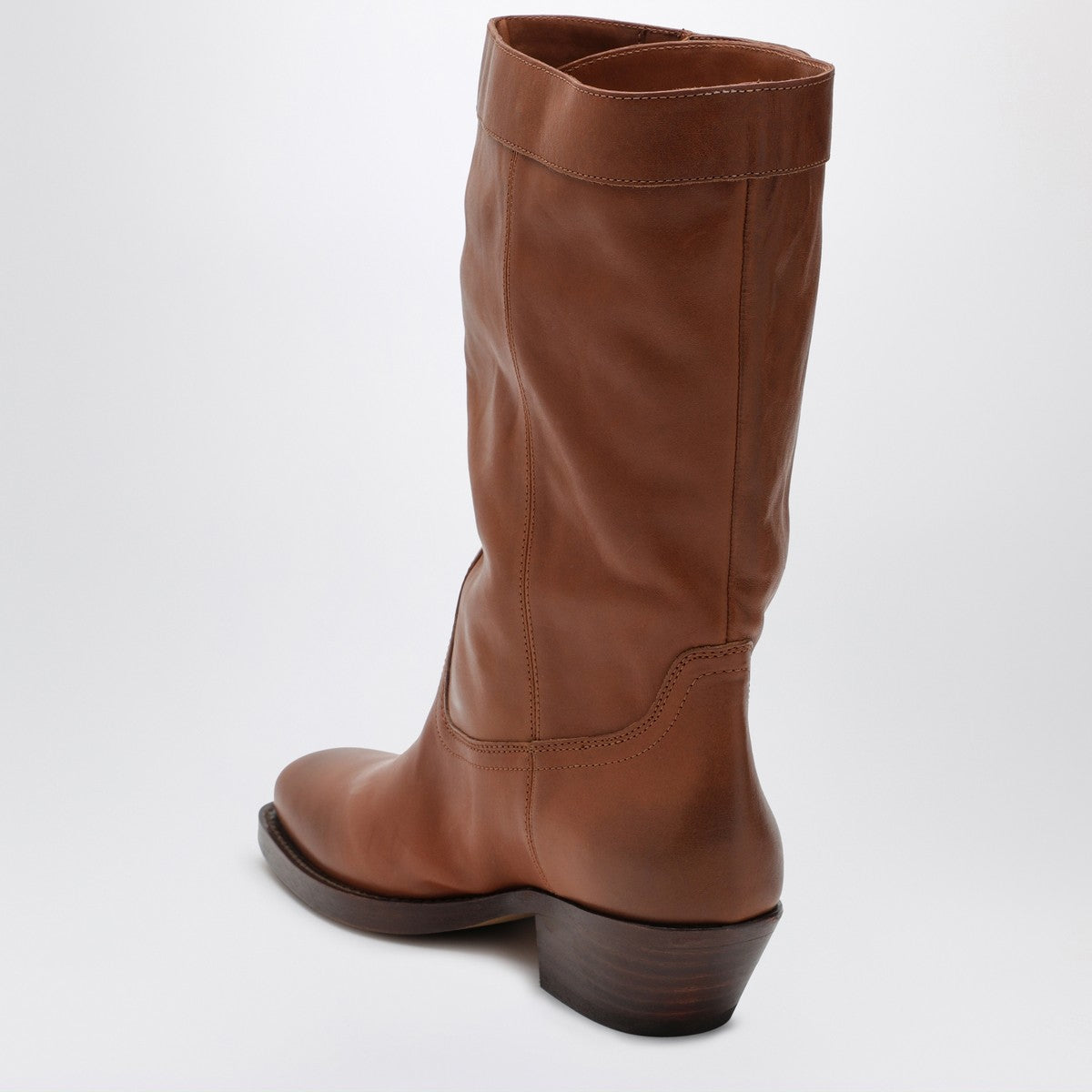 ISABEL MARANT Ademe Havana leather biker boot Isabel Marant