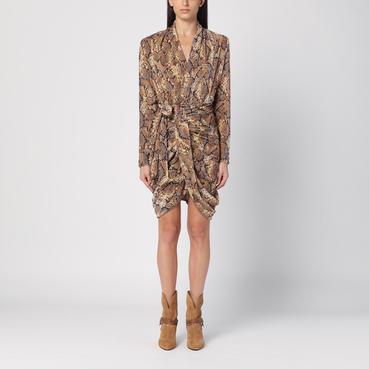 ISABEL MARANT Cleora snake print dress Isabel Marant