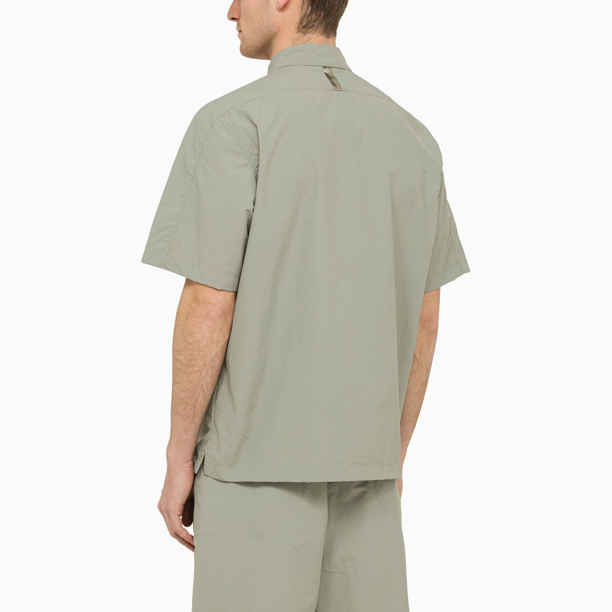 Parajumpers Shadow grey Pete shirt in nylon and cotton Parajumpers