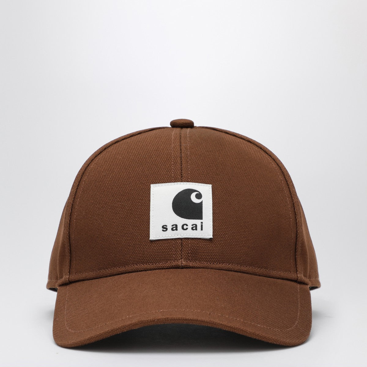 Sacai x Carhartt WIP Beige baseball cap with logo patch Sacai x Carhartt WIP