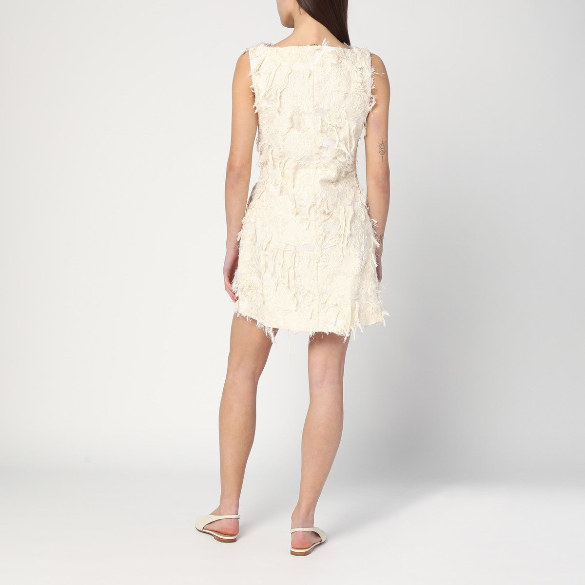 MKDT Studio Atelier Dashan cream-colored dress