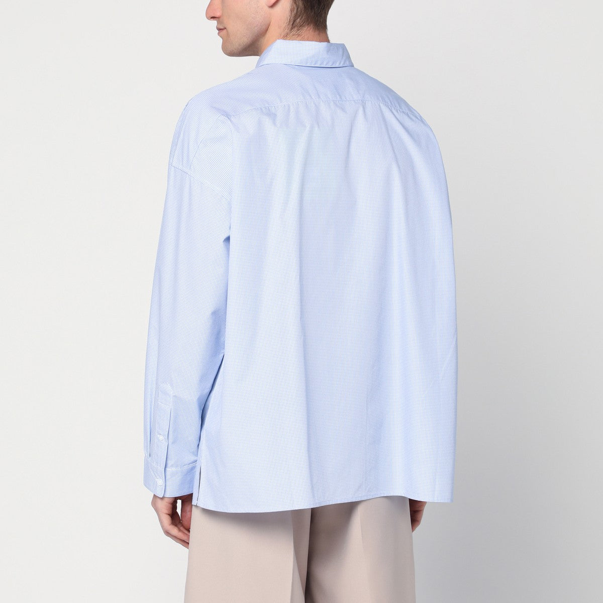 New Amsterdam Surf Association White/light blue checkered shirt New Amsterdam Surf Association