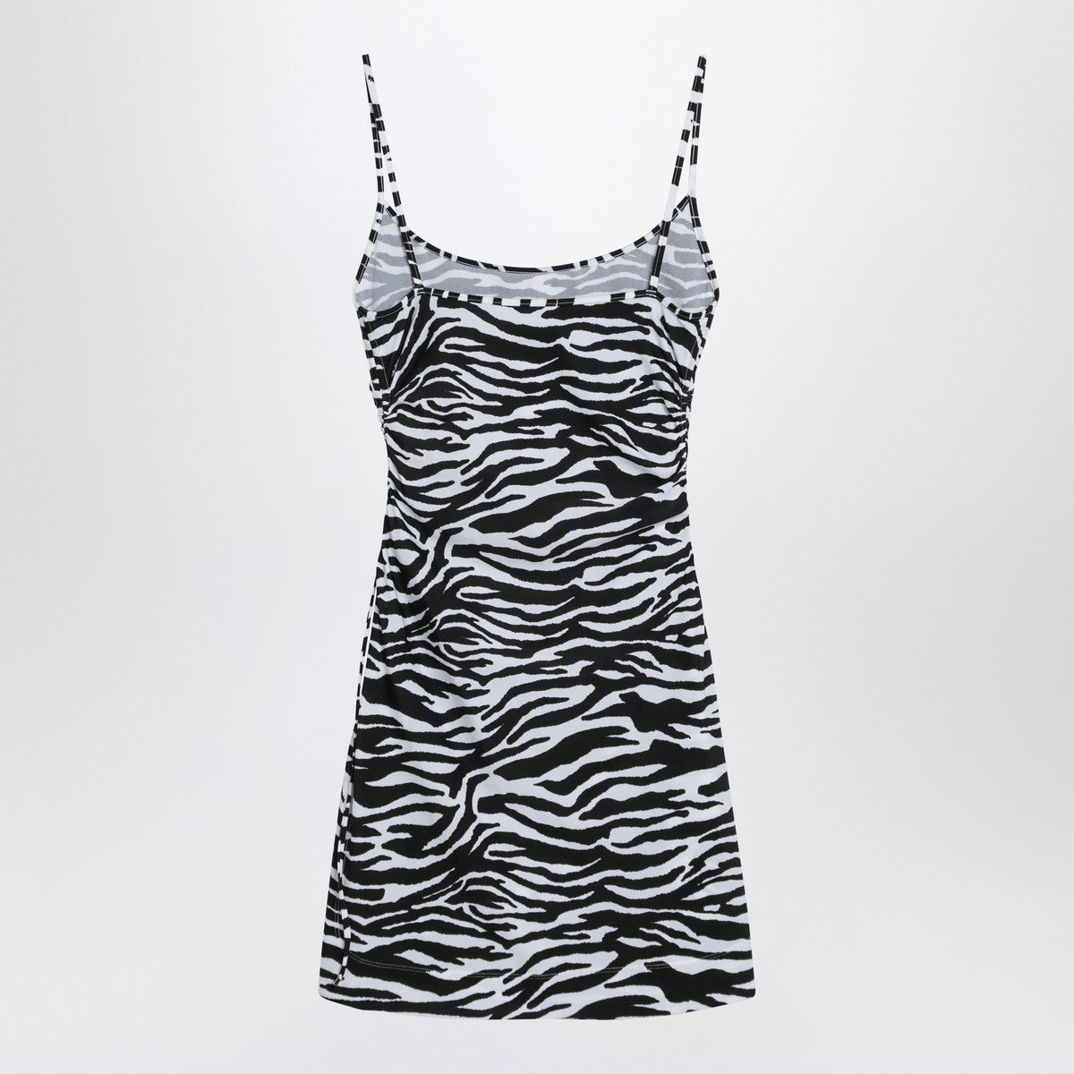 The Attico Zebra beach cover-up in stretch fabric The Attico