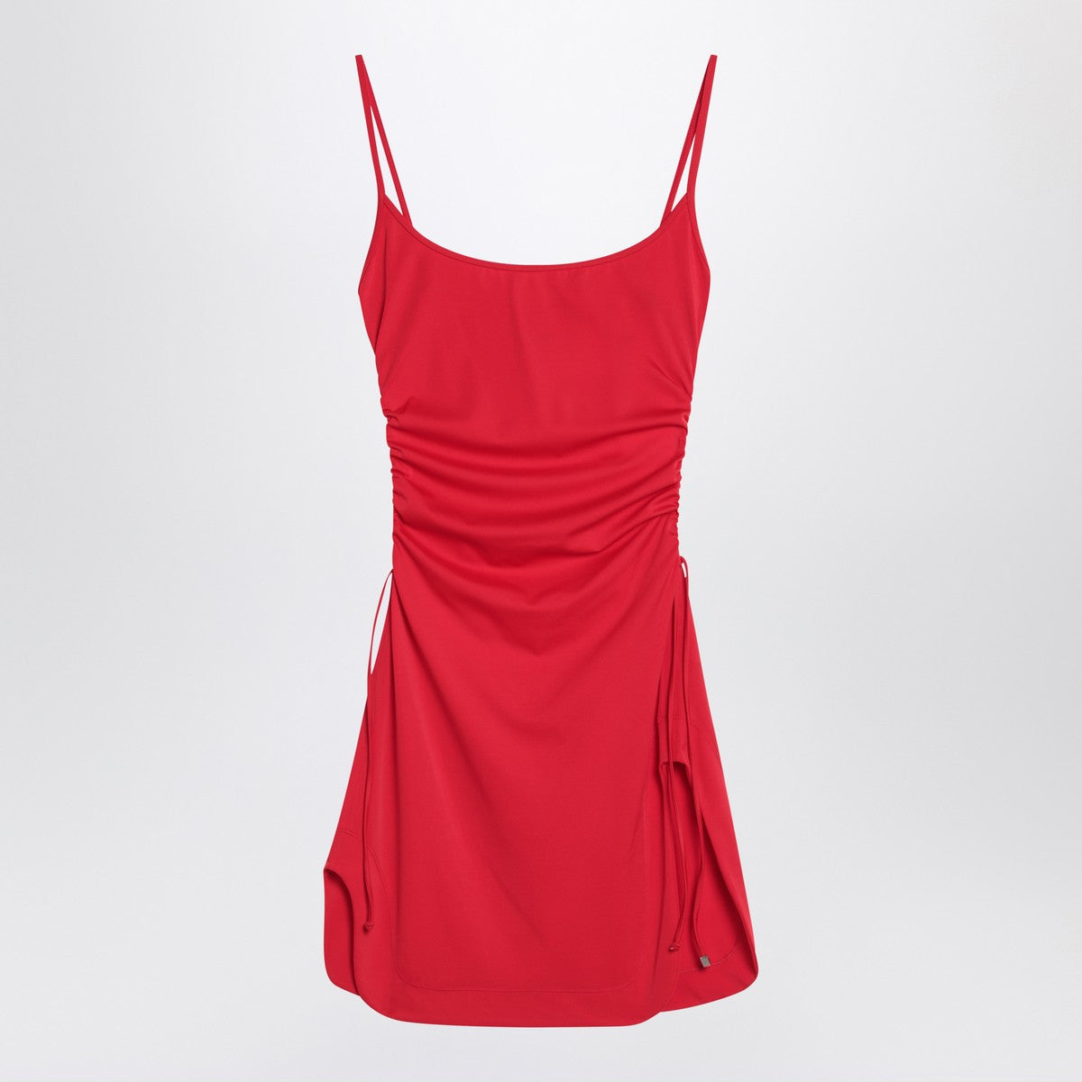 The Attico Red beach cover-up in stretch fabric The Attico