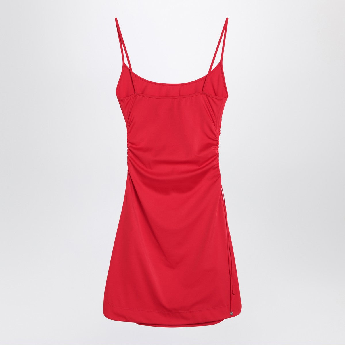 The Attico Red beach cover-up in stretch fabric The Attico