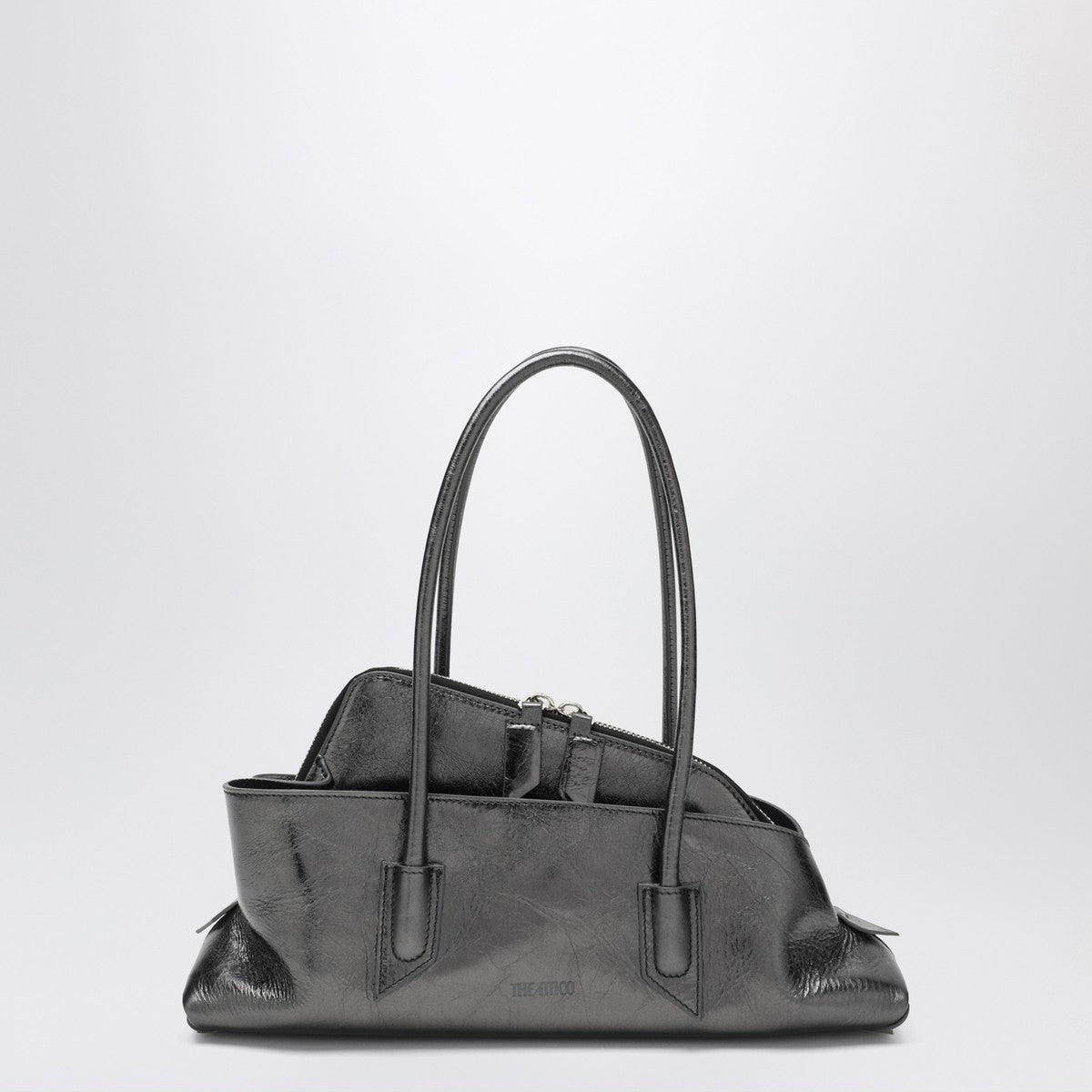 The Attico La Passeggiata Small bag in dark grey The Attico