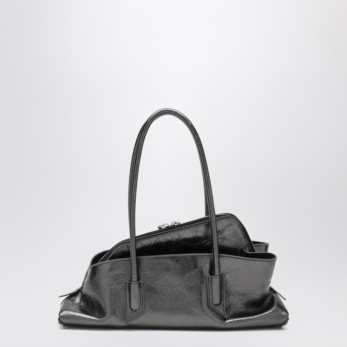 The Attico La Passeggiata Small bag in dark grey The Attico