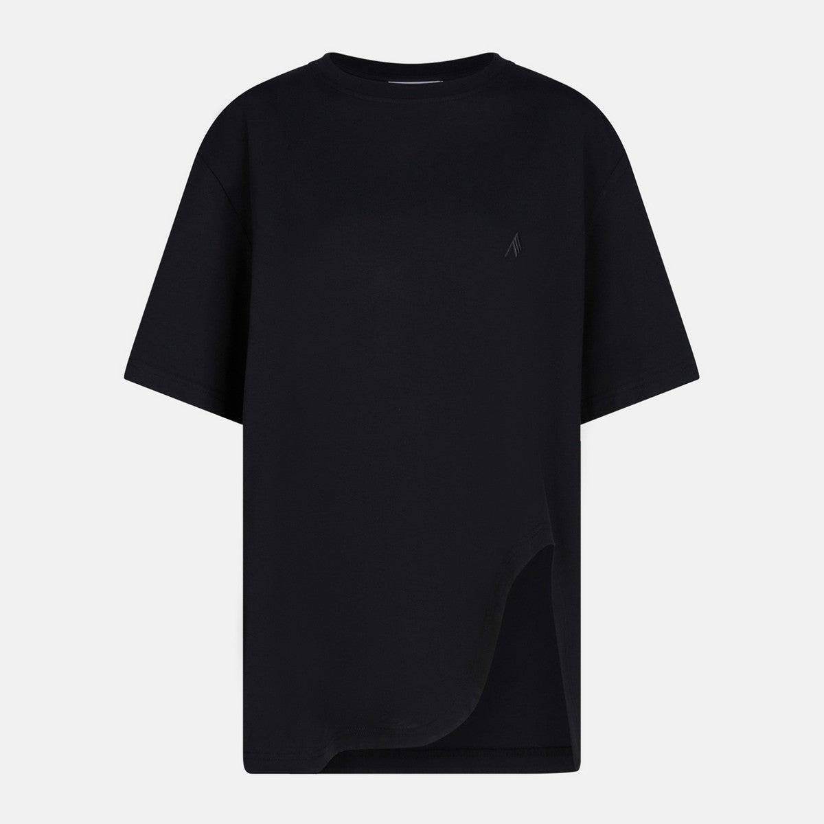 The Attico Black cotton T-shirt The Attico