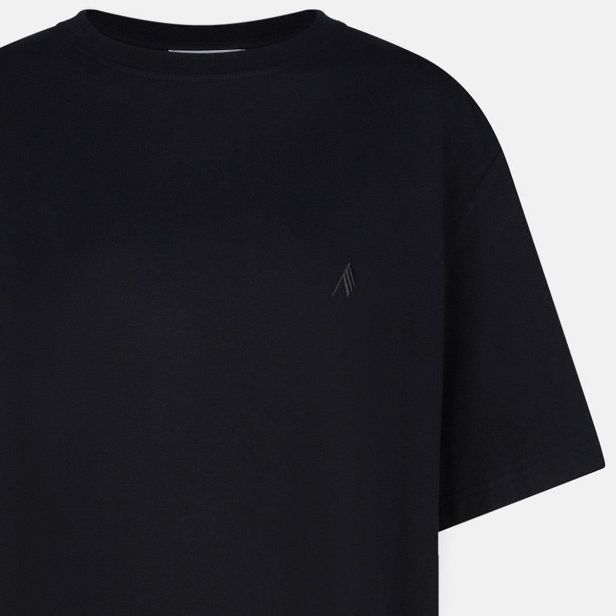 The Attico Black cotton T-shirt The Attico