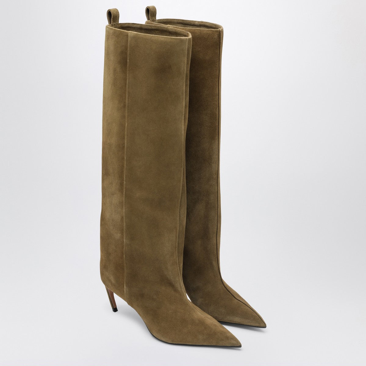 The Attico Lea Military Green high boot The Attico