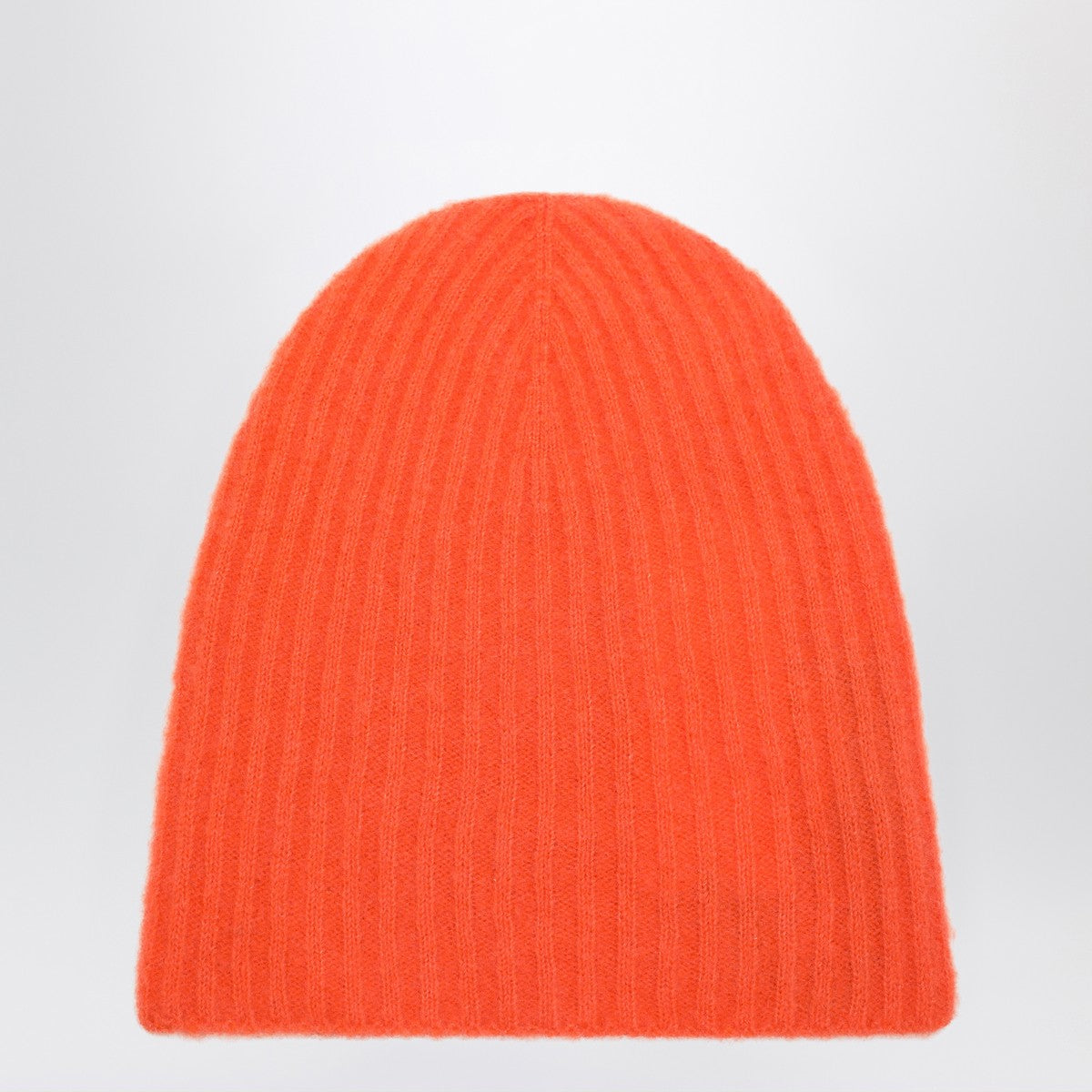 Roberto Collina Orange cashmere ribbed beanie Roberto Collina
