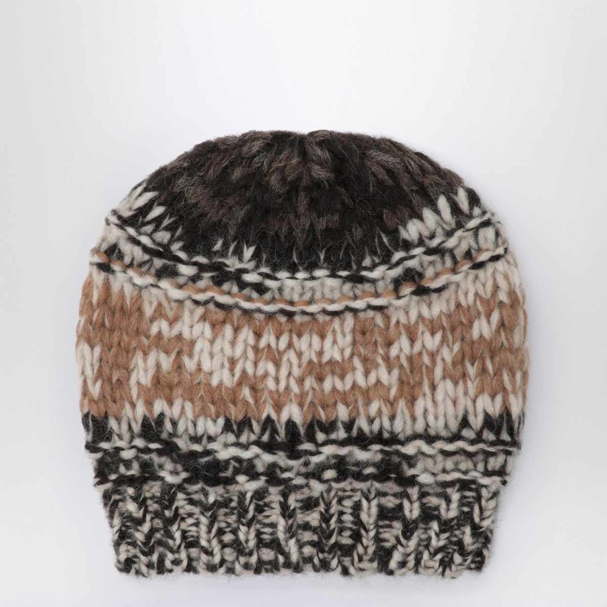 Roberto Collina Camel mouliné-effect beanie Roberto Collina