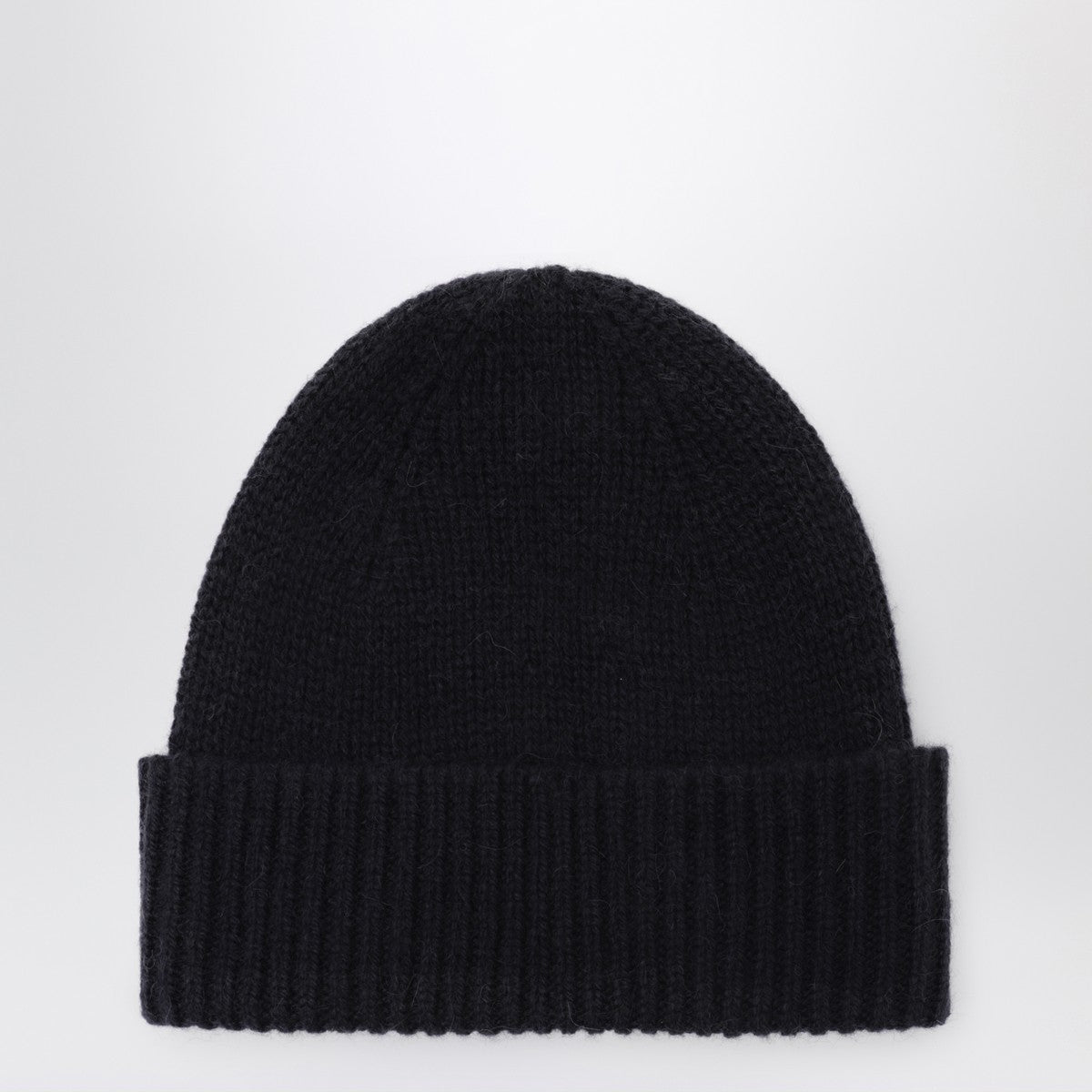 Roberto Collina Cashmere Beanie in Navy Blue Roberto Collina