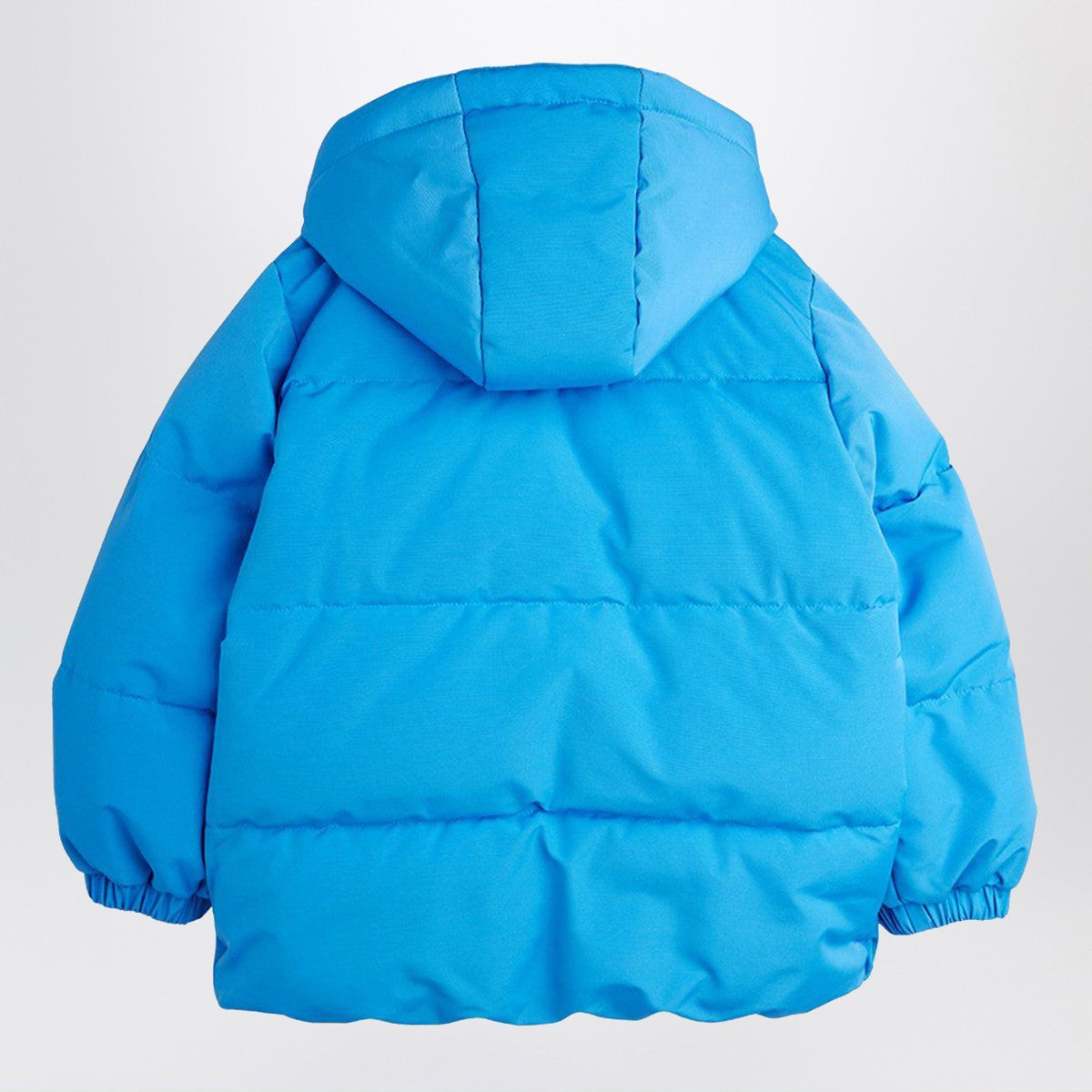 Mini Rodini Blue solid heavy puffer jacket Mini Rodini