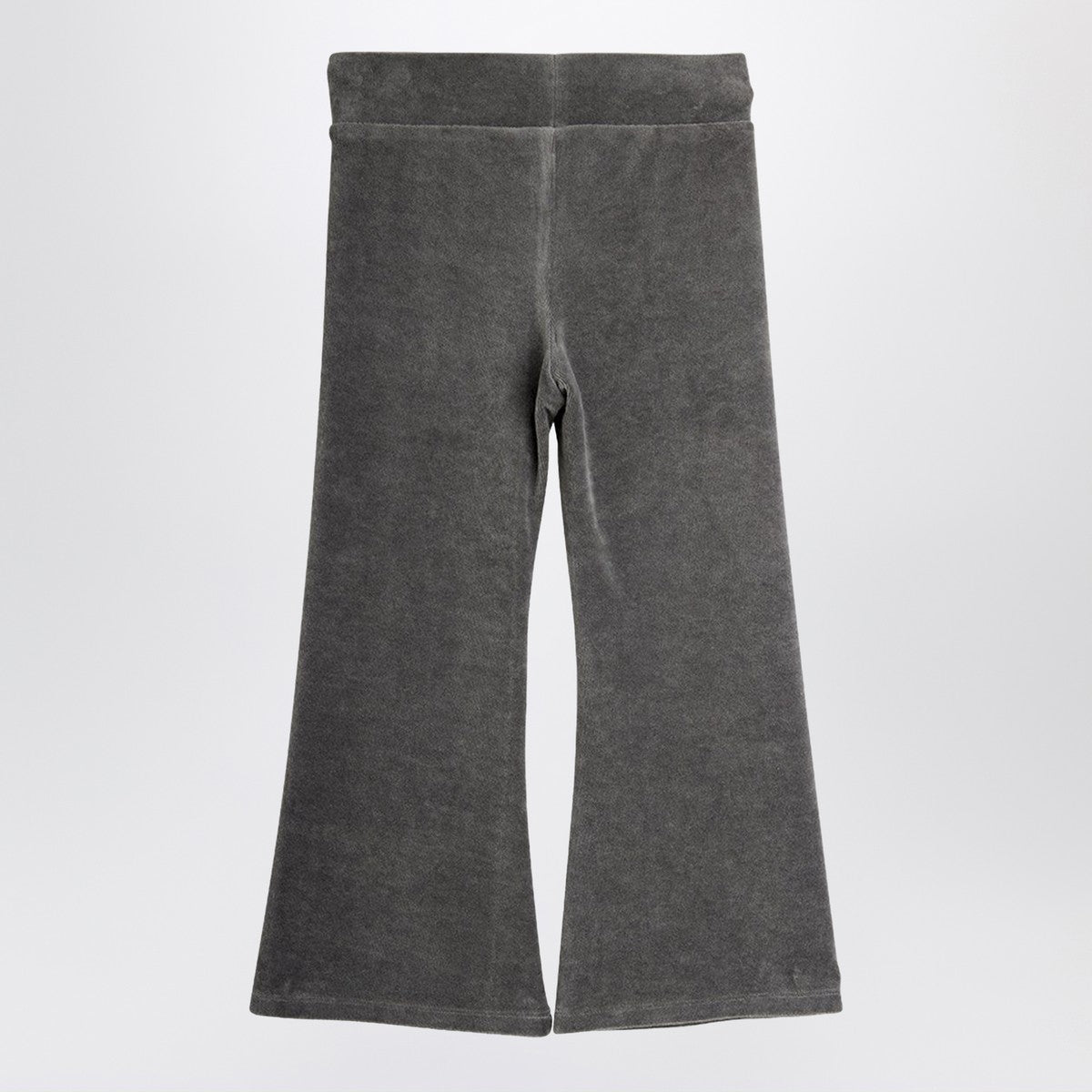 Mini Rodini Grey flared velvet trousers Mini Rodini