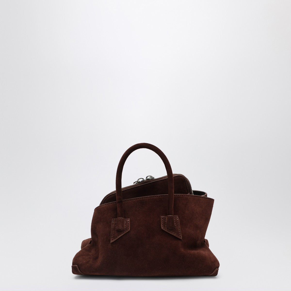 The Attico Brown suede La Passeggiata Mini bag The Attico