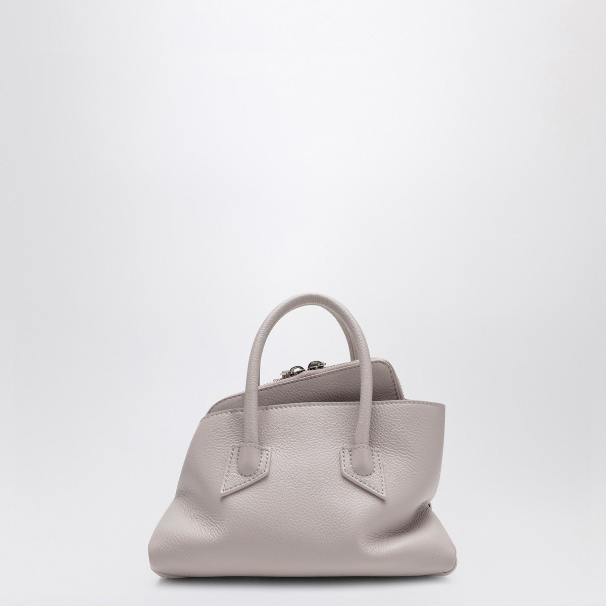 The Attico Light Mauve grain leather La Passeggiata Mini bag The Attico