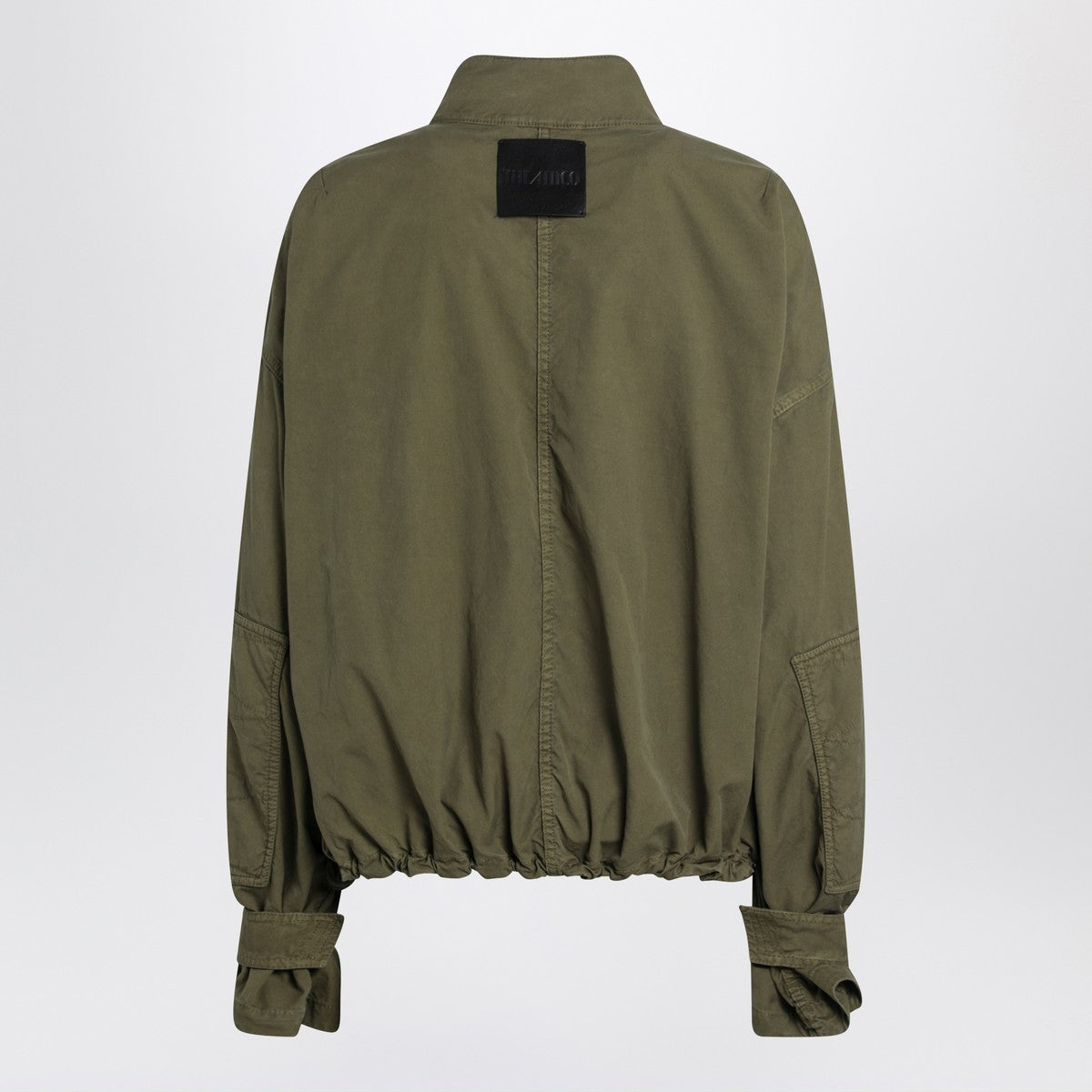 The Attico Military green cotton cargo jacket The Attico