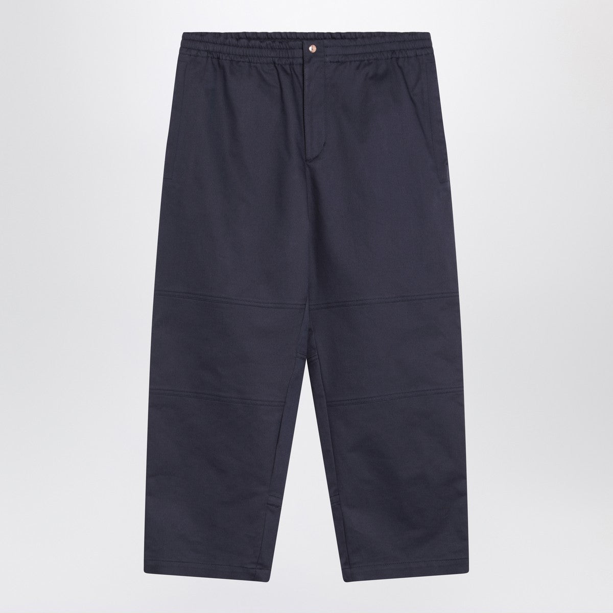 Moncler Genius Blue trousers in cotton gabardine Moncler Genius