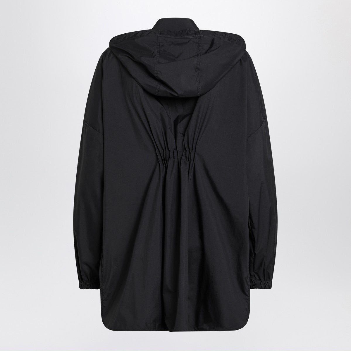 Moncler Black zip parka in nylon Moncler