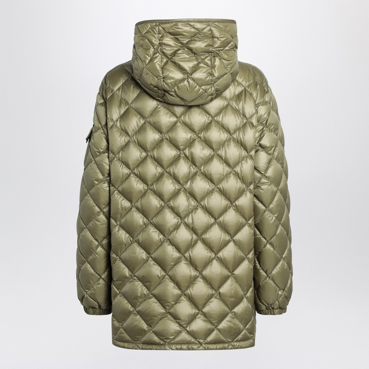 Moncler Green quilted jacket in nylon Moncler