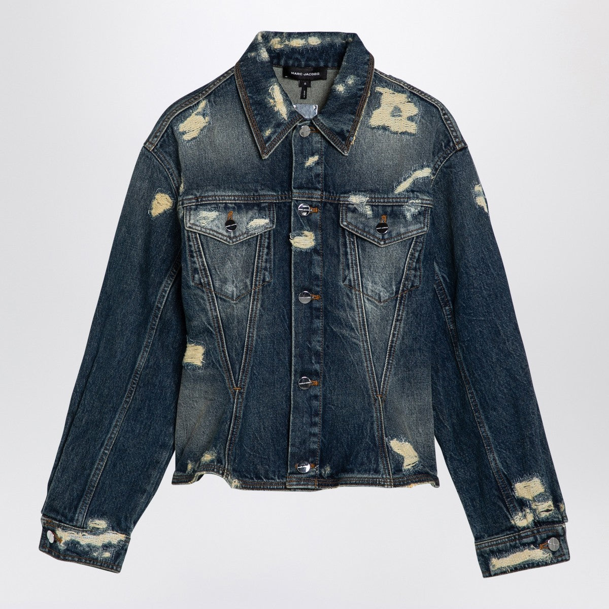 Marc Jacobs Washed denim jacket with worn details Marc Jacobs