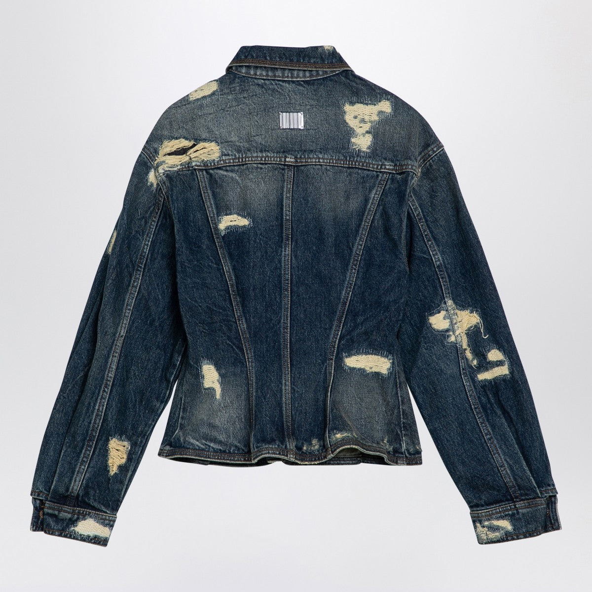 Marc Jacobs Washed denim jacket with worn details Marc Jacobs
