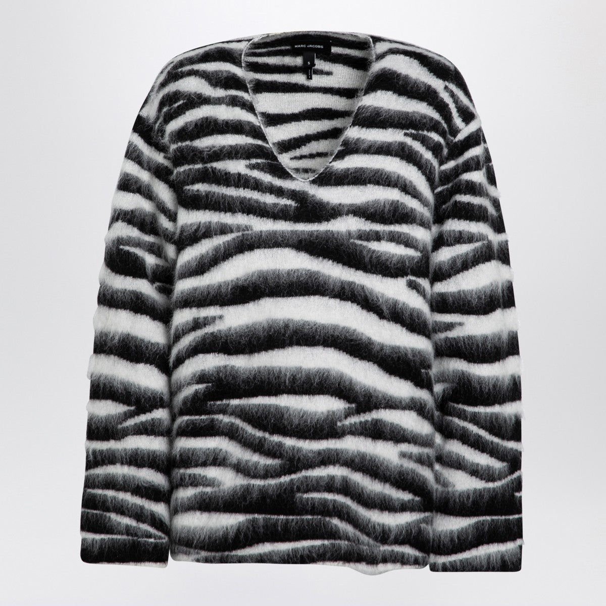 Marc Jacobs Zebra-patterned jumper in wool blend Marc Jacobs