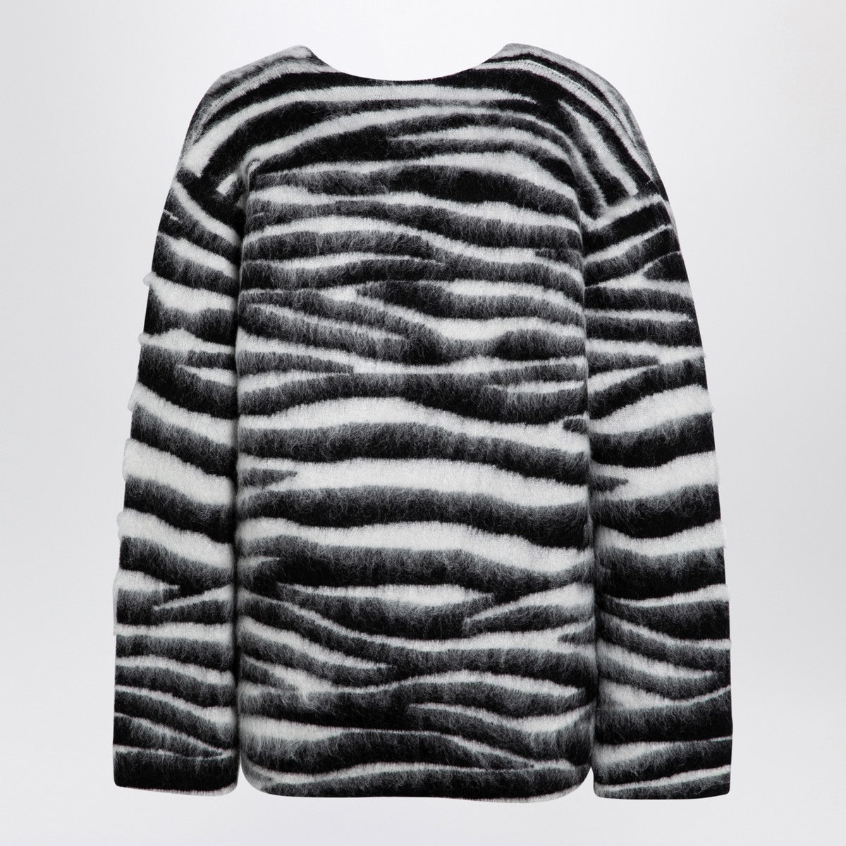 Marc Jacobs Zebra-patterned jumper in wool blend Marc Jacobs