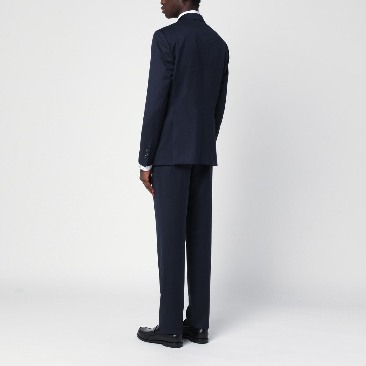 Tagliatore Navy blue double-breasted wool suit Tagliatore