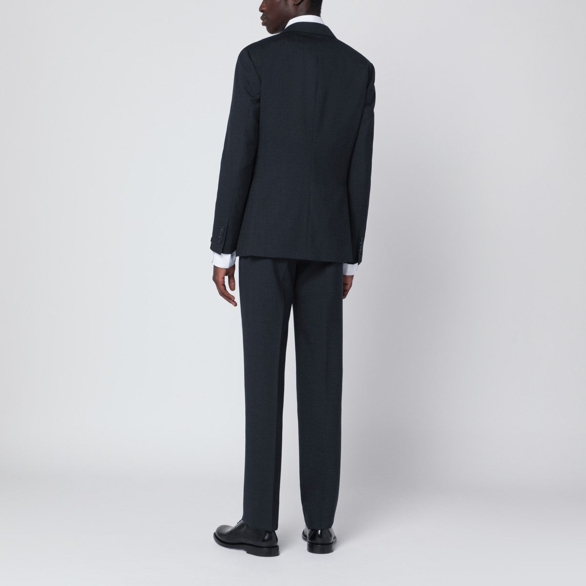 Tagliatore Blue single-breasted wool suit Tagliatore