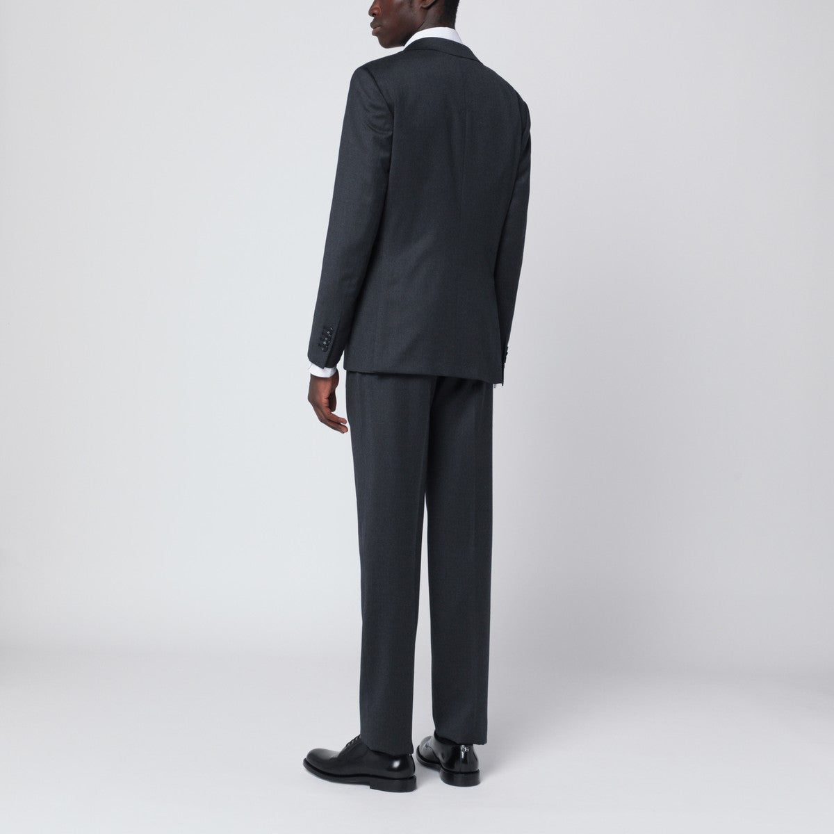 Tagliatore Gray single-breasted wool suit Tagliatore