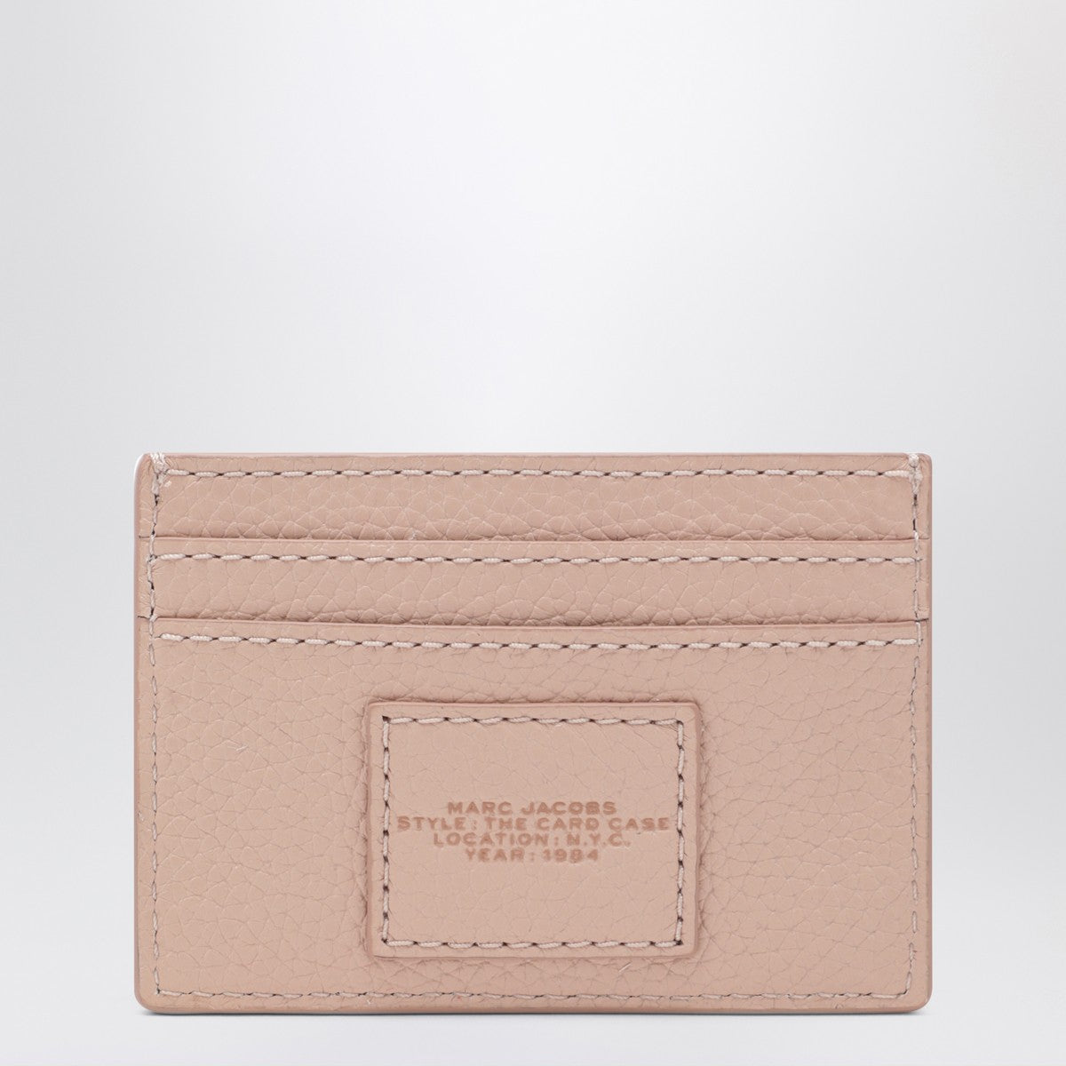 Marc Jacobs Pink full-grain leather cardholder Marc Jacobs