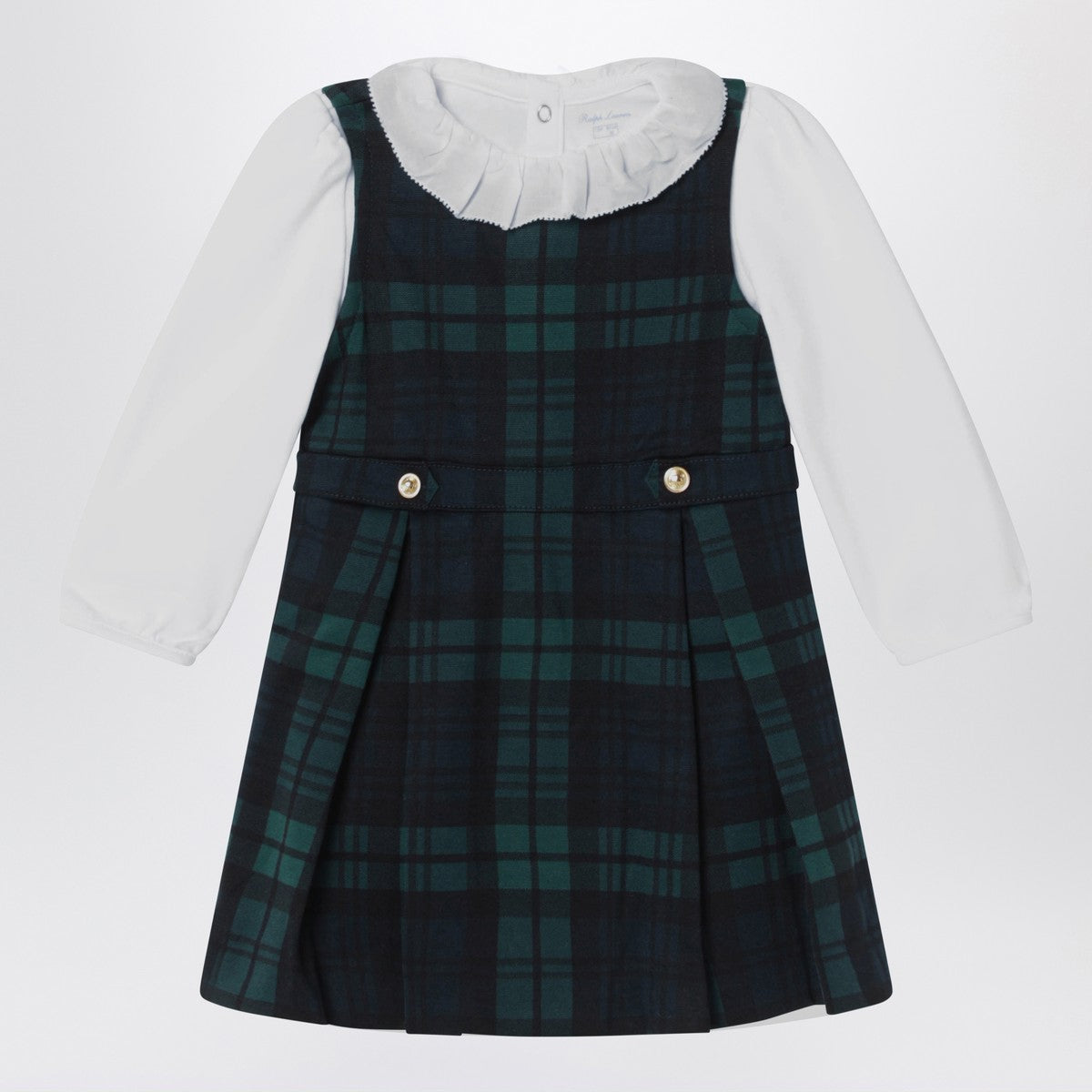 Polo Ralph Lauren Dress in dark green tartan pattern Polo Ralph Lauren